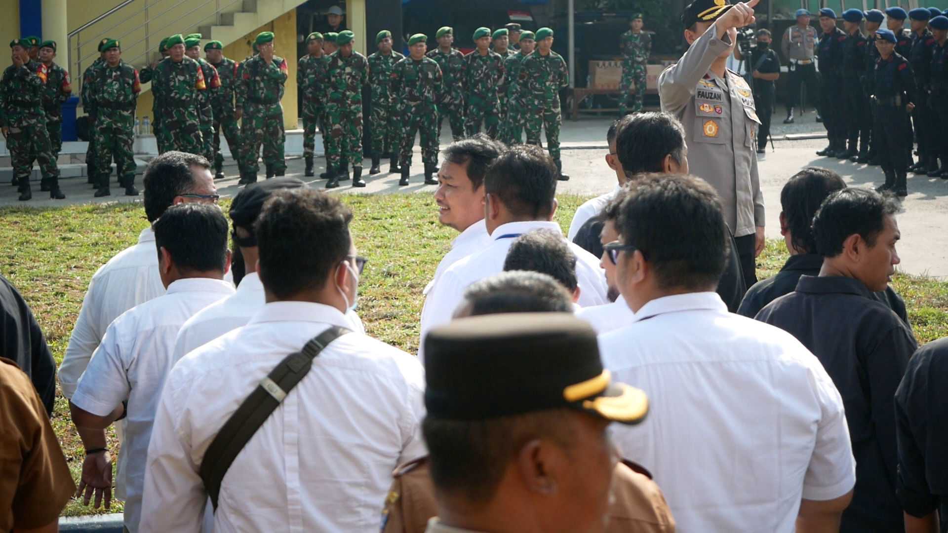 Badan Pengawas Tenaga Nuklir - BAPETEN Ikuti Apel dan Konferensi Pers Satgas Penanganan Kerawanan Bahaya Radiasi Radionuklida Cs-137 dan Kesehatan pada Masyarakat Berisiko Terdampak