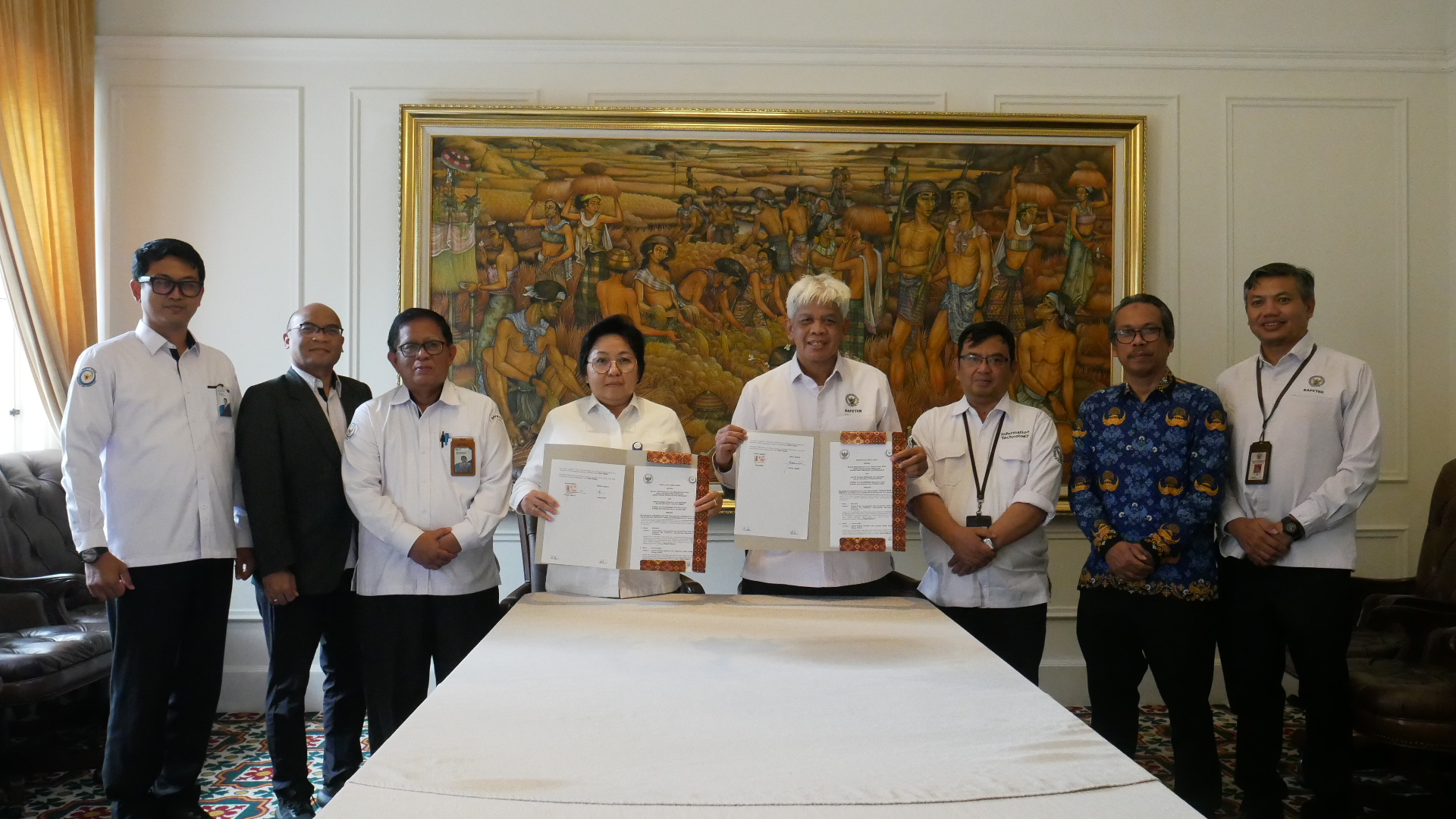 On the Control and Supervision of Quality Assurance of Marine and Fisheries Products against Radioactive Contamination, BAPETEN Holds a Courtesy Call with BPPMKHP KKP