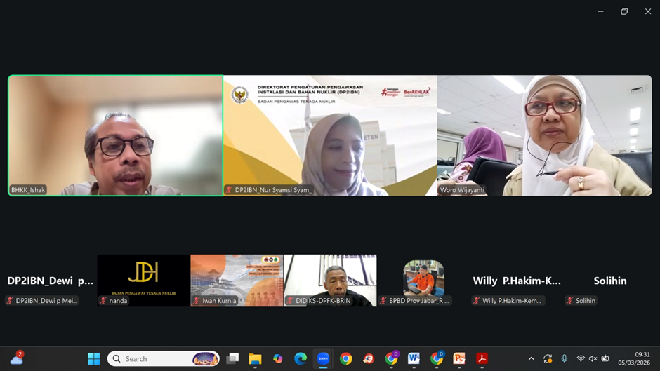 BAPETEN Continues Harmonization of Draft Regulation on Nuclear Emergency Preparedness and Response